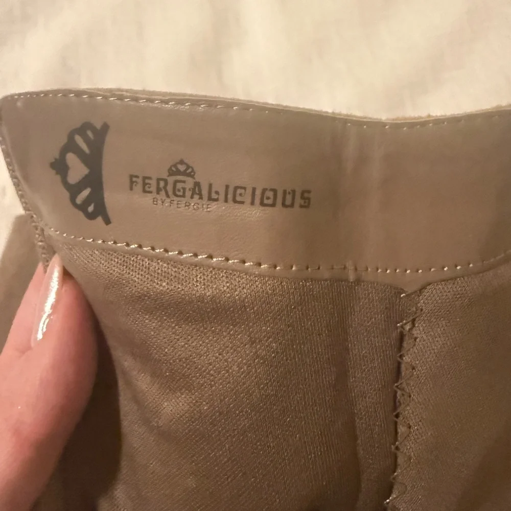 Fergalicious Tan Over the Knee Boots
